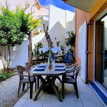 Le Marine Rez De Jardin Direct Plage Parking Prive Climatise Sète Exterior foto